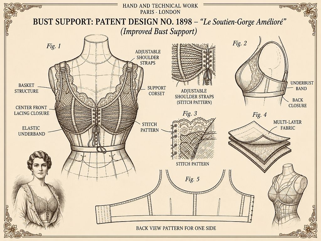 How has the bra changed until today – infographic showing the evolution of modern bras