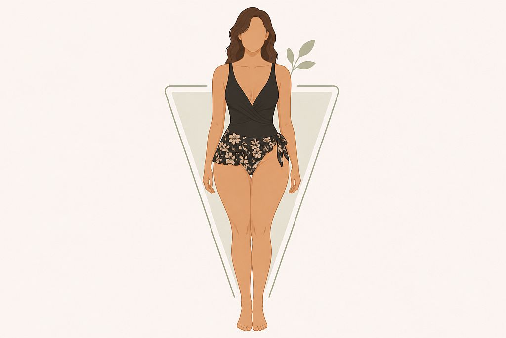 Best swimsuits for V-shape body type with styles that balance broad shoulders and narrower hips