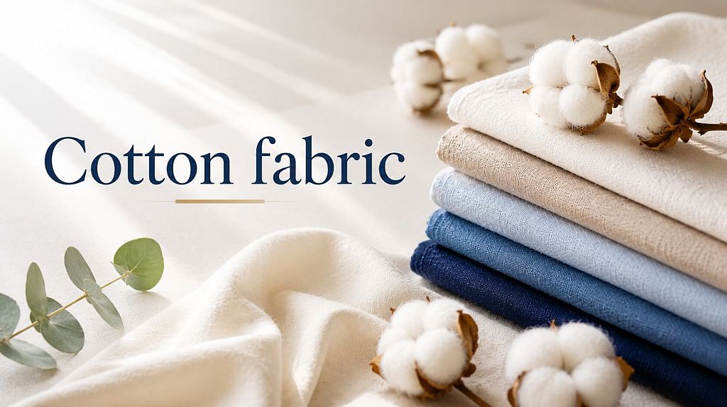 Cotton fabric – natural textile material for clothing production