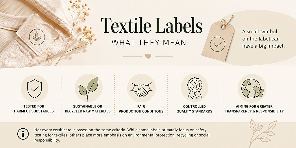 What are textile labels and why are they important?