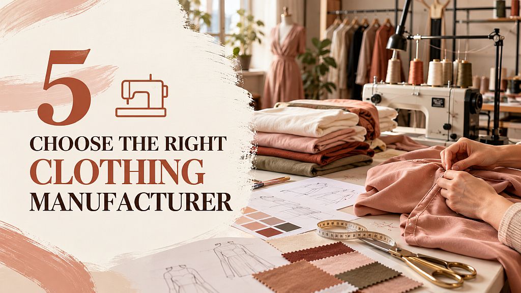 Find the Right Clothing Manufacturer