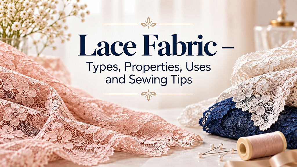 Lace fabric – types, properties and uses