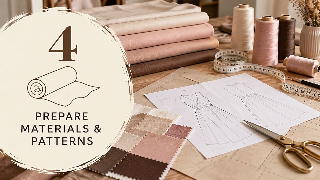 Prepare Materials, Patterns and Technical Documentation