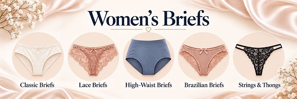 womens briefs infographic Women’s panties infographic showing different styles and cuts